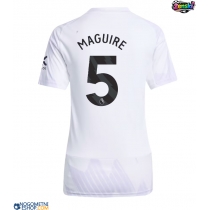 Ženski Nogometni dresi Manchester United Harry Maguire #5 Gostujoči 2025-26 Kratek Rokav